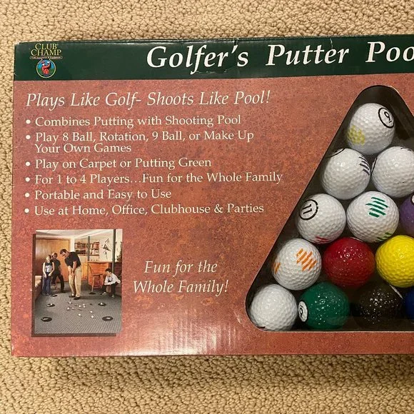 Golfer's Putters Pool Game - Picture 2 of 4